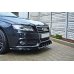 Накладка сплиттер на передний бампер вариант 2 на Audi A4 B8